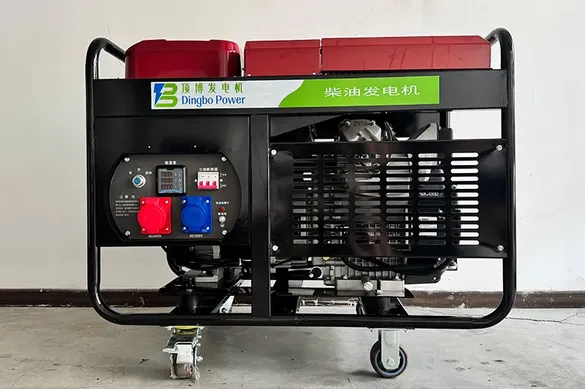 Penjana Diesel Penyejukan Udara Rangka Terbuka (2 Silinder)