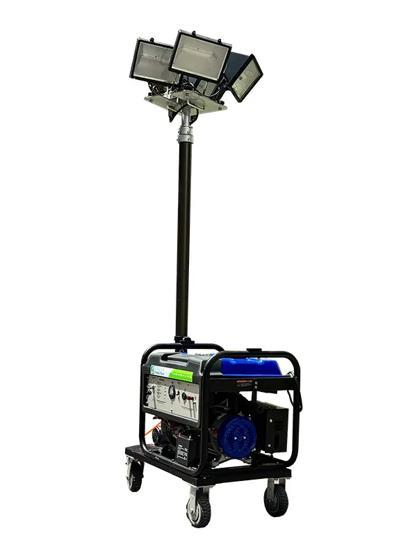 Menara Lampuu Mudah Alih dengan Penjana Petrol 5kW